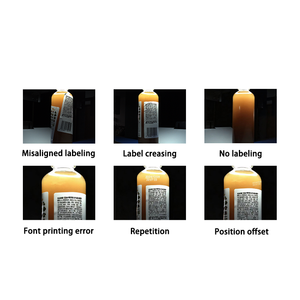 Circular Bottle <strong>Labeling</strong> Visual Inspection Equipment Auxiliary Packaging <strong>Machines</strong> | 360&deg; AI Vision System - Product Image 2