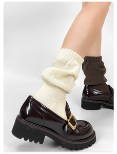Otoño Slouch Calcetines Popular Hasta la rodilla Estilo de la escuela secundaria <span class=keywords><strong>Lolita</strong></span> Moda Pop Calcetines sueltos para mujeres Lady Girl - Product Image 6