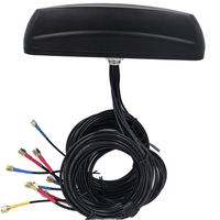 Antena Kombinasi Kendaraan Plastik Vertikal Omni Multi-Merek 4x4 MIMO 2G/3G/4G/5G LTE/UMTS/GPRS + 4x4 MIMO Wi-Fi + GPS
