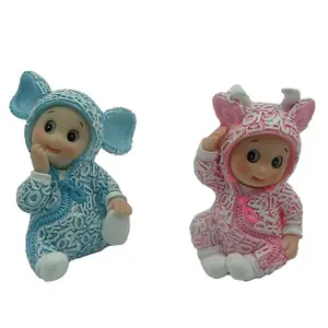 Polyresin decorative Baby Shower Figurines return gift