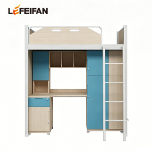 <span class=keywords><strong>Lit</strong></span> <span class=keywords><strong>superposé</strong></span> en métal OEM/ODM, personnalisable (marque et style), pour dortoir scolaire, avec bureau en dessous, à prix compétitif directement du fabricant - Product Image 1
