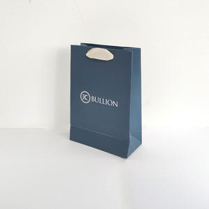 Customizable Luxury Reusable Printed Kraft Tote Bags with High Quality Ribbon Handle Paperboard Logo for Earphones - Product Image 4