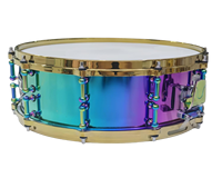 Widen Rainbow Hardware : Tambour à ressort en métal plaqué or rose pour fanfare et défilé, avec logo personnalisé, vente en gros