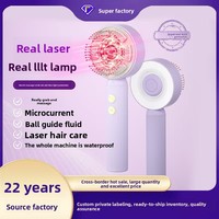 Peigne de massage électrique du cuir chevelu avec lumière rouge et EMS pour la croissance des cheveux