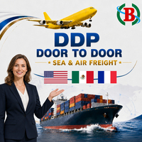 Transitaire porte-à-porte DDP de Chine vers le Mexique, les États-Unis, la France – Fret maritime LCL, agent d'expédition FBA, services logistiques