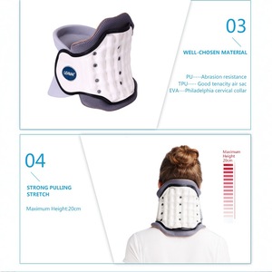 ปลอกคอพยุงคอ Leanmat ขนาดเดียว ใช้สำหรับพยุงคอ บรรเทาอาการปวดคอ แบบเป่าลมได้ - Product Image 1