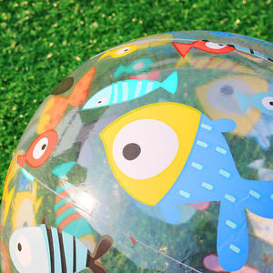 Vente en gros <span class=keywords><strong>piscine</strong></span> jouets gonflable <span class=keywords><strong>pas</strong></span> <span class=keywords><strong>cher</strong></span> publicité imprimé logo PVC ballon de plage personnalisé ballons de plage pour enfants - Product Image 4