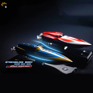 Mini eléctrico impermeable <span class=keywords><strong>RC</strong></span> lancha rápida juguetes 2,4G 4 canales Control remoto Barco de carreras incluye Cable USB y baterías - Product Image 5