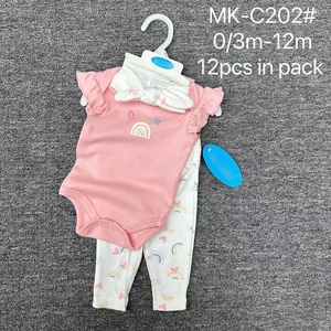 2025 primavera nueva ropa de bebé lindos <span class=keywords><strong>Pantalones</strong></span> estampados 0-12 metros bebé recién <span class=keywords><strong>nacido</strong></span> algodón Onesie conjunto de dos piezas - Product Image 5