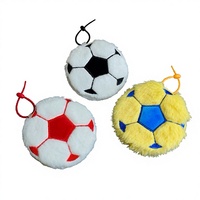 Porte-monnaie en peluche PP en coton à motif de dessin animé transfrontalier, sac de rangement pour cosmétiques, sac pour écouteurs et câbles de données, idéal pour un anniversaire