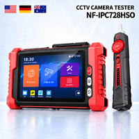 Testeur de caméra IP professionnel NOYAFA NF-IPC728HSO, écran IPS 8 pouces, 8K 32MP, CCTV ONVIF PoE, pour les installateurs de sécurité