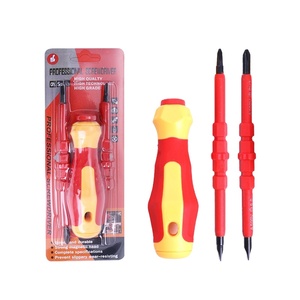 Bộ tuốc nơ vít từ tính cách điện 3 trong 1 đặt công cụ bảo trì thợ điện đa năng đa năng cho OEM - Product Image 1