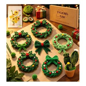 Kit de Manualidades Creativas con Alambre de Terciopelo de 8mm para Proyectos Educativos Infantiles y Decoración con Alambre de Terciopelo Colorido - Product Image 5