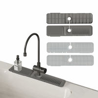 2024 vente chaude évier tapis de séchage Splash vidange tampon de séchage cuisine robinet évier Splash garde Silicone robinet tapis pour évier de cuisine