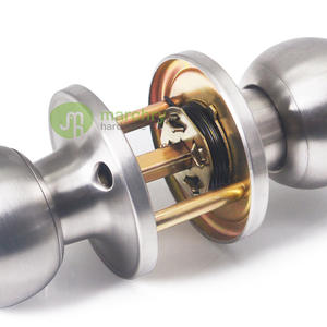 Popular Style Stainless Steel Interior Door Knob Set Round Door Knob with <b>Lock</b> - Product Image 4