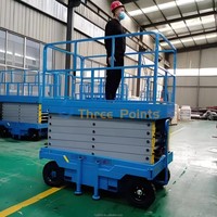 Offre promotionnelle : Élévateur de chantier hydraulique automatique pour échafaudage, plateforme de travail mobile à ciseaux, acier haute résistance