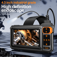 Machine d'essai de réparation de voiture de 4.3 pouces outil de Diagnostic de tuyau d'égout endoscope industriel Portable rigide inspecter l'endoscope de caméra