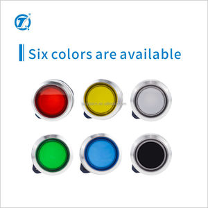 Interruptor de Botón Pulsador Momentáneo con Bloqueo LED, Personalizable, Parada de Emergencia, Alta Calidad, Clasificación de Corriente de 25A, Industrial - Product Image 5