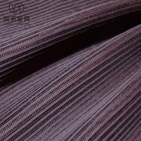 Tissu en maille 3D personnalisé, à effet oeil de perdrix, en tricot warp, 100% polyester, pour chaise de bureau, résistant aux déchirures, 260 GSM