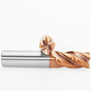 Sup thương hiệu tùy chỉnh OEM & ODM hrc68 4 sáo độ cứng cao bằng đồng tráng kéo dài góc bán kính cuối nhà máy - Product Image 4