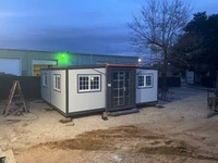 Maison modulaire extensible à double aile de qualité supérieure, villa spacieuse à 3 chambres pour l'hébergement touristique