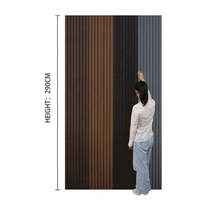 Panneau mural <span class=keywords><strong>extérieur</strong></span> en WPC imperméable au design moderne, écologique et durable, pour la décoration des murs extérieurs et des cours. - Product Image 2