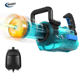 Pistola de Agua Eléctrica Gatling con LED, Pistola de Agua con Tanque de Mochila de 3000cc, Juguetes de Agua para Niños y Adultos - Product Image 1