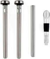 Accessoires de barre bâtons de refroidisseur de bière tige de refroidissement de vin pour ensemble de bouteilles refroidisseur de boisson en acier inoxydable tige de refroidissement de vin