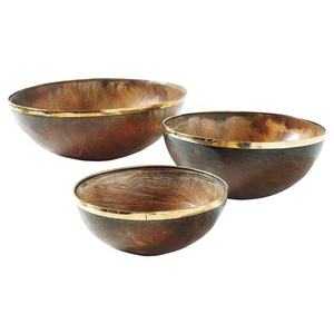 Bol en corne naturelle poli, fait main, style rustique, vaisselle indienne pour desserts, assiette à fruits secs, cadeau d'affaires écologique - Product Image 6