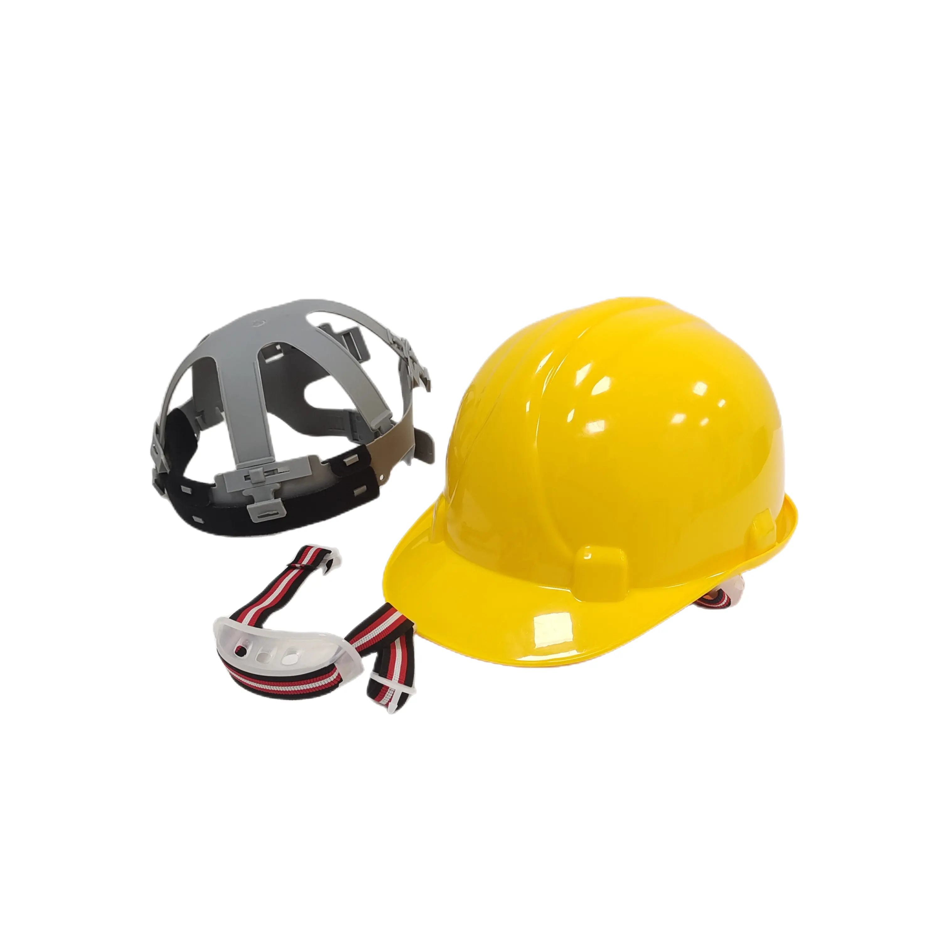 Casco de seguridad con visera y orejera, casco de seguridad con visera y orejera, personalizado, sistema de suspensión de trinquete de 6 puntos, ant 5 ppe