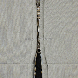 Fabrication de sweats à capuche zippés personnalisés de haute qualité, sweats à capuche à double fermeture éclair, sweats à capuche zippés oversize, sweats à capuche zippés vierges et épais - Product Image 3