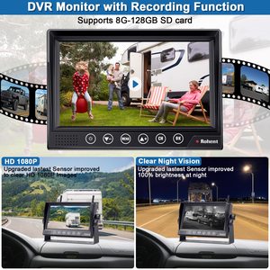 Furrion Pre-Có Dây RV Sao Lưu Hệ Thống <span class=keywords><strong>Camera</strong></span> 2 Máy Ảnh DVR Màn Hình 7 Inch Cảm Ứng Key IP69K Không Thấm Nước <span class=keywords><strong>Rear</strong></span> <span class=keywords><strong>View</strong></span> HD1080P Không Dây - Product Image 4