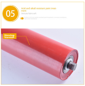 Nhà cung cấp Trung Quốc Heavy Duty ngành công nghiệp gỉ bằng chứng thép băng tải làm biếng tàu sân bay con lăn - Product Image 6