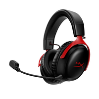 Casque de jeu sans fil HyperX Cloud III, autonomie de 120 heures, audio spatial DTS, casque supra-auriculaire, micro, affichage numérique, faible latence