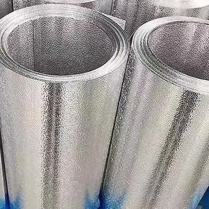 Bobines en aluminium gaufré avec barrière d'humidité en polysurlyn, alliage ASTM 3003 3105, tempérament H14, bobine métallique - Product Image 1