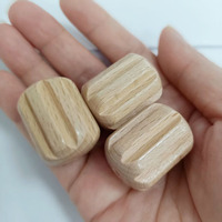 Nouvelles perles rainurées en bois de hêtre 29 mm, faites à la main, en forme de lanterne, accessoires pour la fabrication de bijoux pour bébés, style 2025