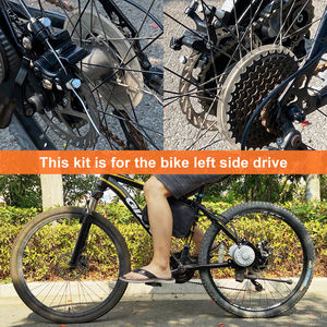 <span class=keywords><strong>Kit</strong></span> de Conversión de Bicicleta Eléctrica Lfaster 24V 36V 250W, Motor de Escobillas para Bicicleta de Montaña con Accionamiento Lateral Izquierdo, con Faro Delantero - Product Image 6