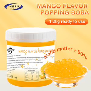 2025 OEM Nhiều Hương Vị Xoài Cherry Dừa Đường Miễn Phí Thạch Bùng Phát Nước Trái Cây Bóng Bong Bóng Nhỏ Bobas Trà Ngọc Trai Popping Boba - Product Image 2