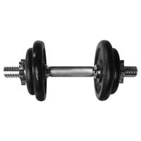 Haltères à tête ronde d'haltérophilie, vente en gros, équipement de gymnastique, ensemble d'haltères réglables avec poids de 10kg