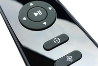 433 RF negro Control remoto personalizado 9 teclas de Control remoto para lámparas aire acondicionado TV caja