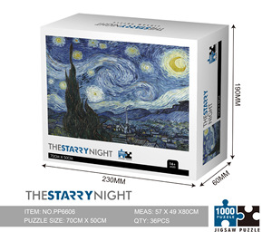 Huỳnh quang Câu Đố 1000 mảnh ghép hình câu đố cho người lớn thách thức câu đố hoàn hảo cho trò chơi đêm hoàn thành kích thước 70*50cm - Product Image 5