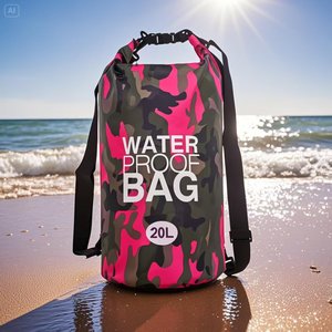 Bolsa Impermeable de 30L, Camuflaje, para Actividades al Aire Libre, Natación, Almacenamiento, Plegable, Mochila de PVC - Product Image 4