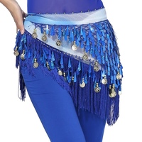 Ceinture de danse orientale sexy, écharpe de danse, jupe de danseuse, costumes de scène féminins, paillettes, glands, vêtements de danse thaïlandaise/indienne/arabe
