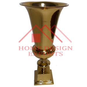 New Design Brass <b>Urns</b> <b>Planter</b> for Garden Floor Centerpieces Best Seller Gold Aluminium Flower Vases for Living Room Decor - Product Image 5