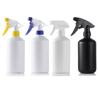 Emballage personnalisé pour produits de nettoyage domestique en PE, bouteille vide de détergent liquide de 500 ml pour le nettoyage du verre et des sols