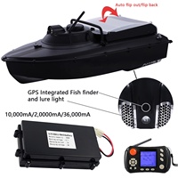 Smart Control Fish Feeder Boat Rc Fishing Surfer Sea Bait Boat Eau salée avec détecteur de poissons et Gps