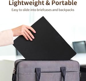 Portablocco Pieghevole a 360° con Clip Magnetica Non Marcante, Passante Elastico per Penna, Porta Documenti <span class=keywords><strong>A4</strong></span>/Letter, per Ufficio e Business, Cina - Product Image 6