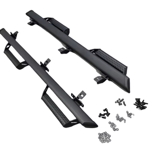 Barres de protection robustes pour pick-up, marchepieds latéraux pour Tacoma F150 GMC Double Cab <span class=keywords><strong>4</strong></span> portes, marchepieds rabattables - Product Image 1