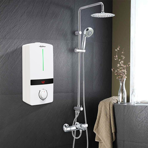 Save Space Instant Electric Water Heater 220V 5.5KW Digital Display ELCB Protection For <b>Shower</b> Home Use - Product Image 1