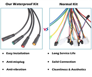 Tuyệt vời điện Ebike chuyển đổi Bộ dụng cụ 48V 1000W/1500W với 28''rear bánh xe và KT-LCD3 hiển thị - Product Image 4